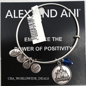 Alex and Ani Disneyland 60th Diamond Celebration Charm Bangle Bracelet